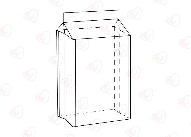 쿼드 사이드 씰 파우치 백 모델