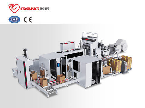 OYANG Machinery Smart17 260S AIA 지능형 자동화 종이 봉지 생산 쇼핑 종이 봉지 기계 만들기 