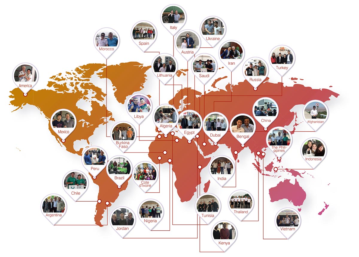 120개 국가의 고객 3000명 이상